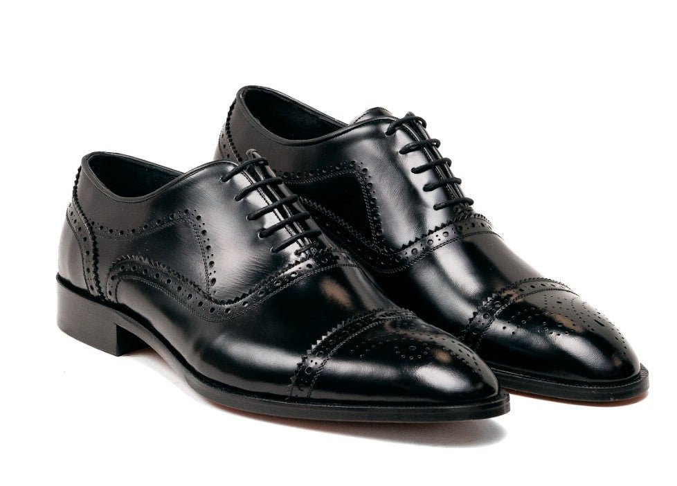 C Collection Calfskin Oxford - Black - Pendo Store