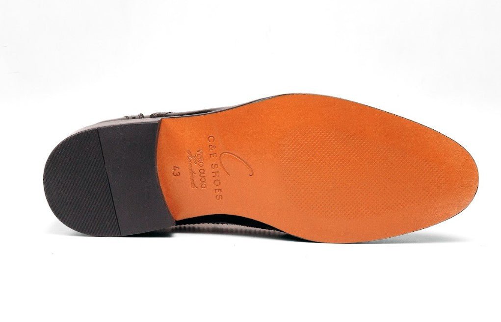 C Collection Calfskin Oxford - Black - Pendo Store