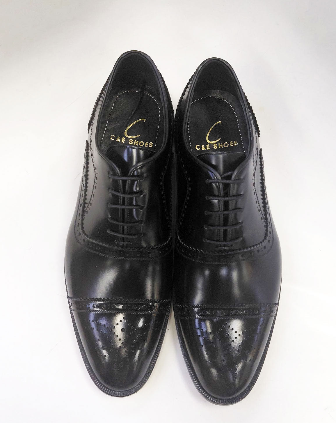C Collection Calfskin Oxford - Black - Pendo Store