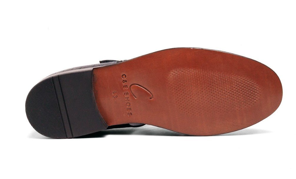 C Collection Crocodile Sandal - Brown - Pendo Store