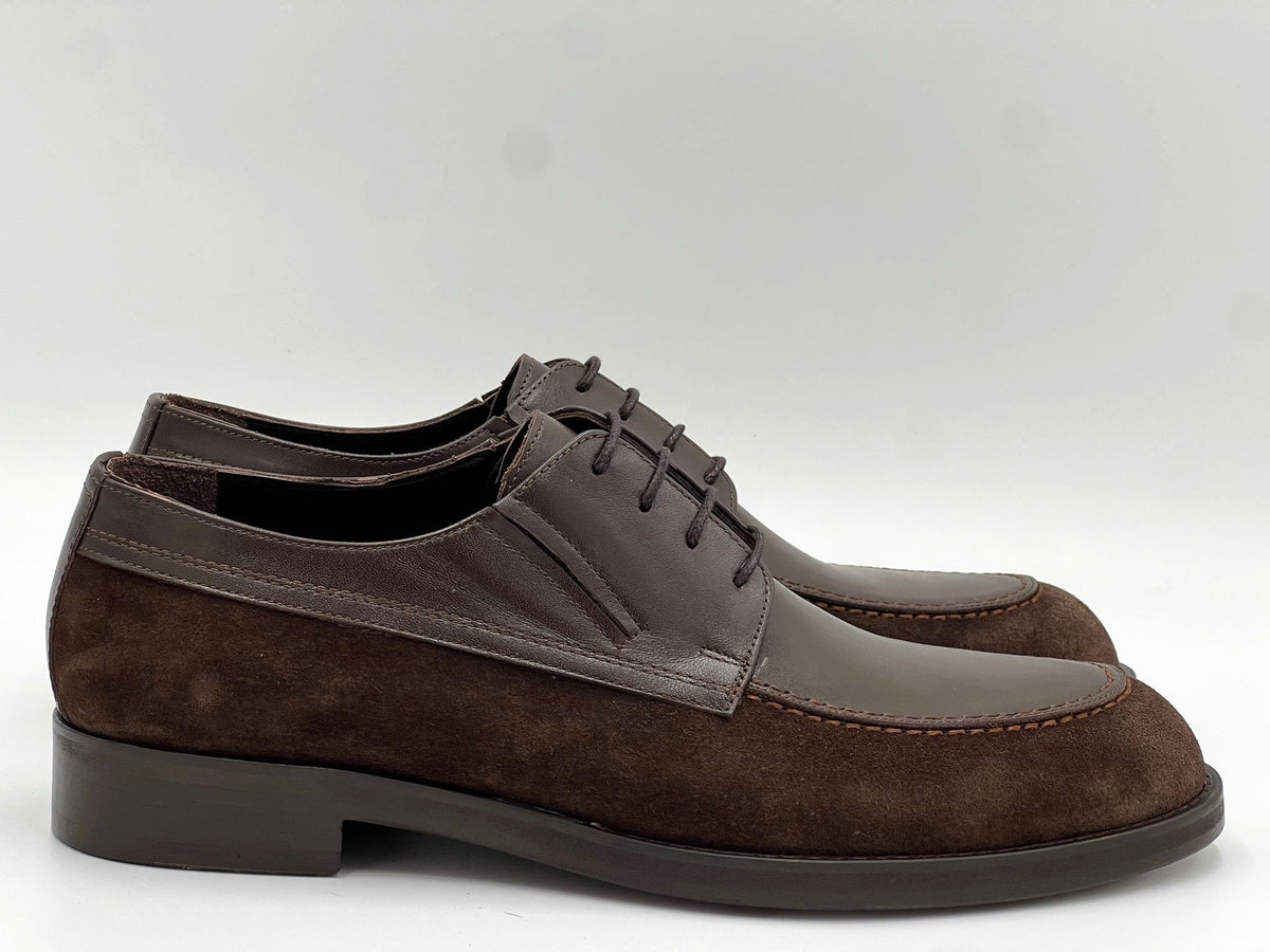C Collection Leather Oxford - Brown - Pendo Store