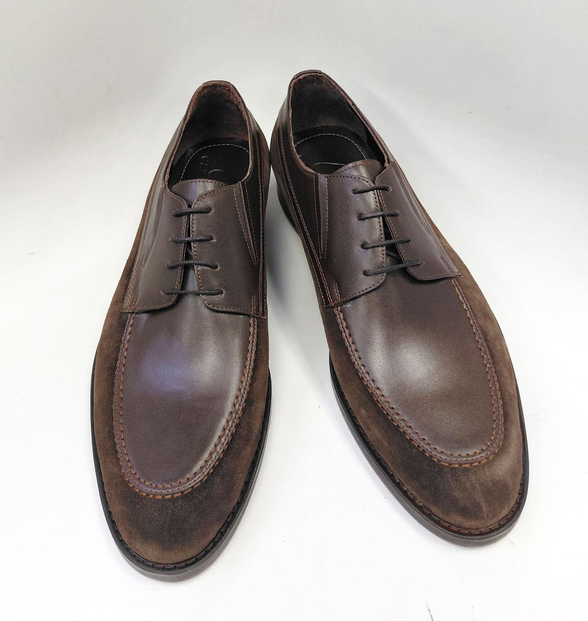 C Collection Leather Oxford - Brown - Pendo Store
