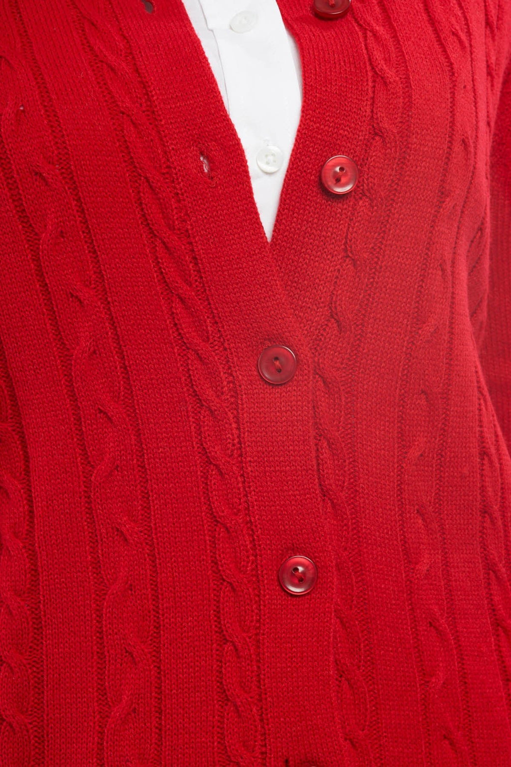 Cable Knit Button Front Cardigan - Pendo Store