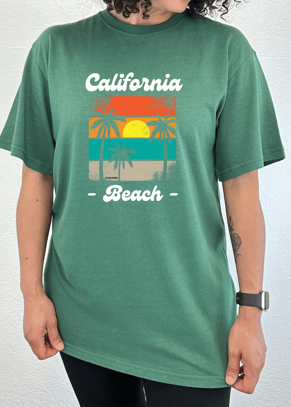 California Beach Unisex Bamboo Viscose/Organic Cotton Short Sleeve Graphic T-Shirt - Pendo Store