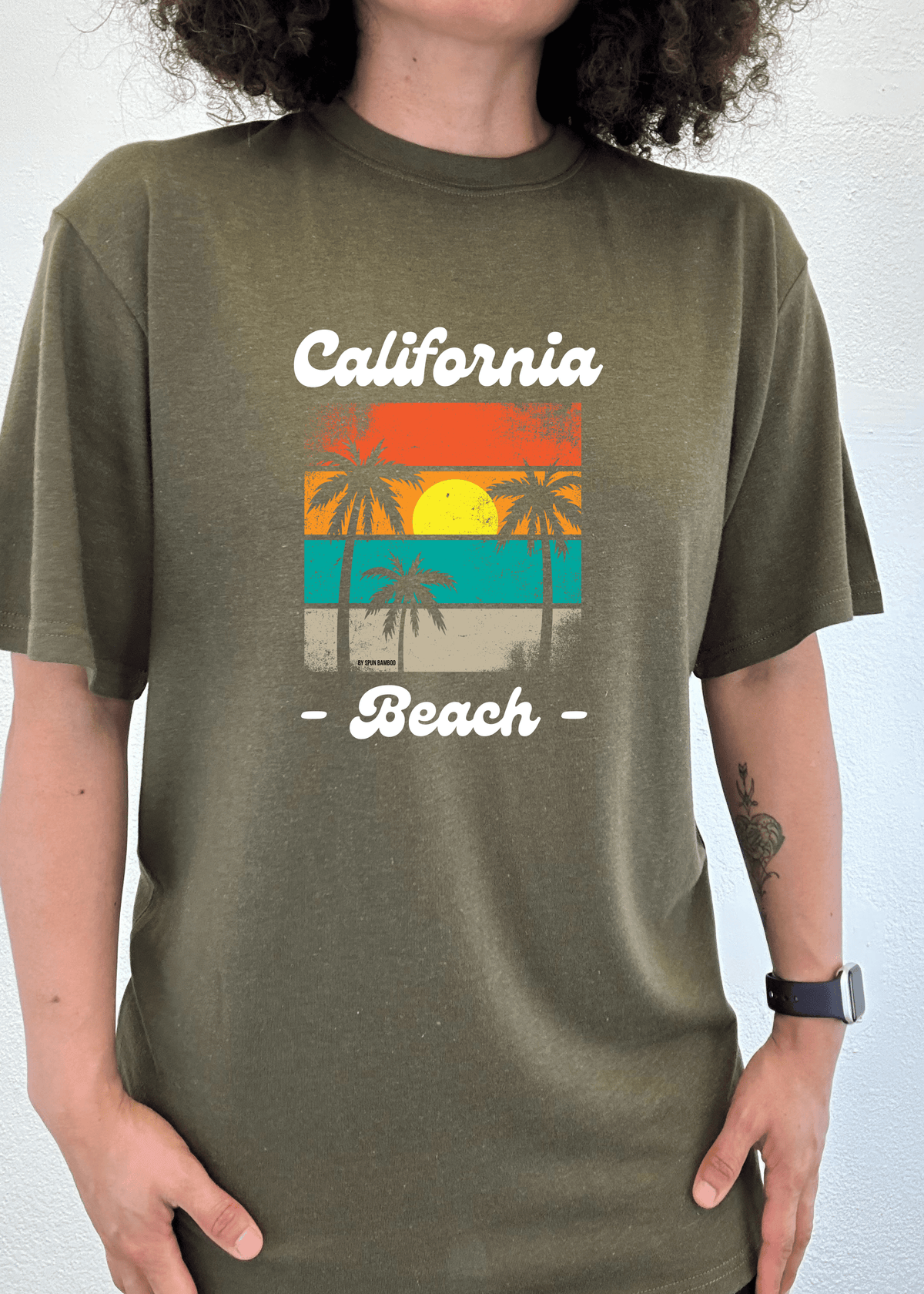 California Beach Unisex Bamboo Viscose/Organic Cotton Short Sleeve Graphic T-Shirt - Pendo Store