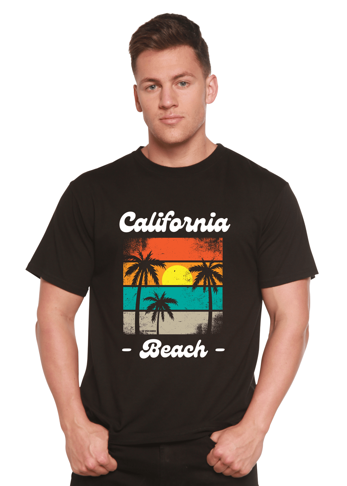 California Beach Unisex Bamboo Viscose/Organic Cotton Short Sleeve Graphic T-Shirt - Pendo Store