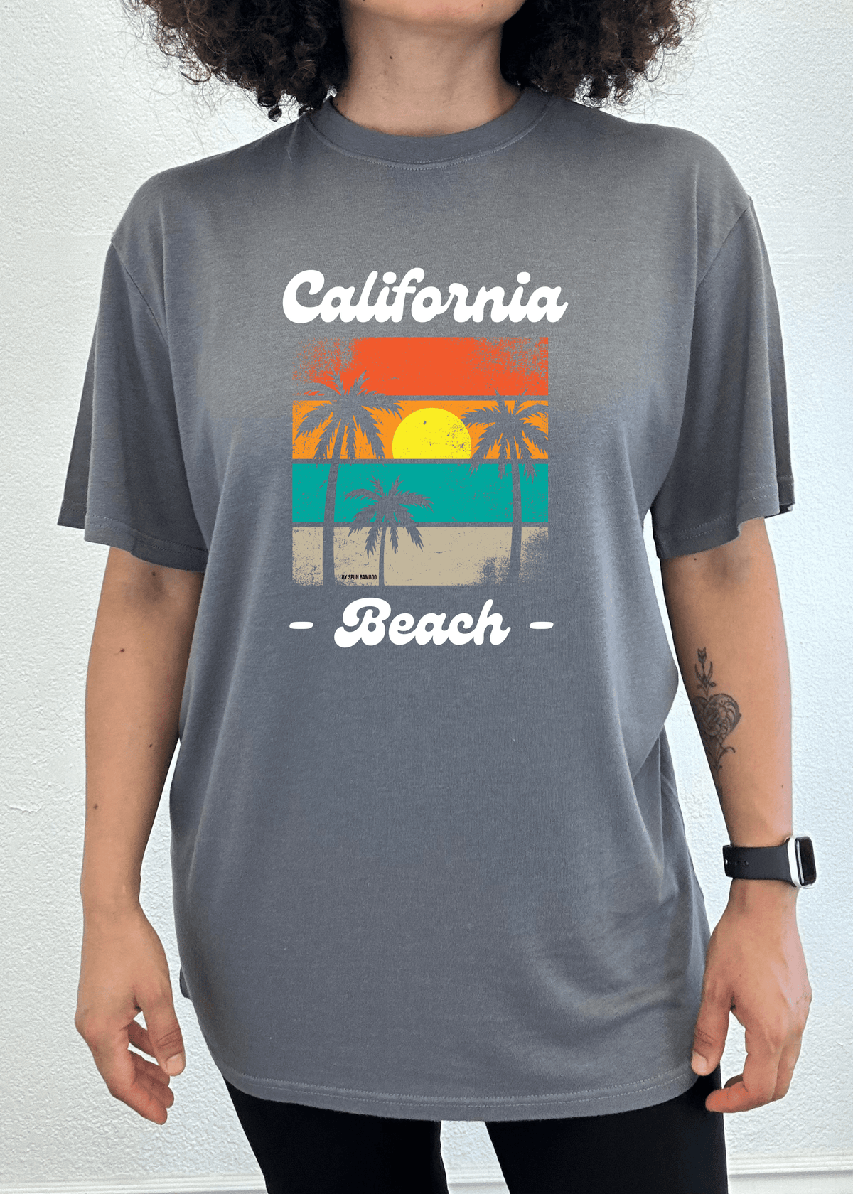 California Beach Unisex Bamboo Viscose/Organic Cotton Short Sleeve Graphic T-Shirt - Pendo Store