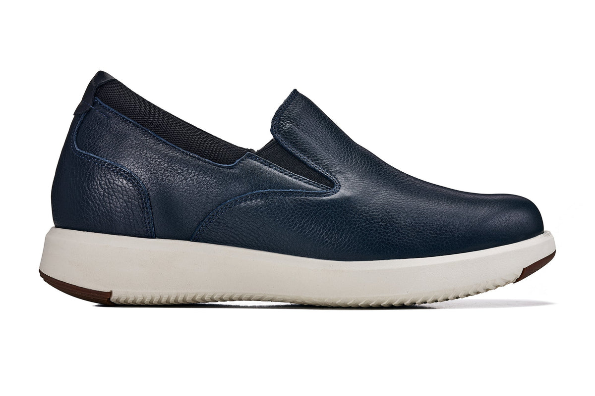 CALTO - J1421 - 2.8 Inches Taller (Dark Slate Blue) - Leather Loafers - Pendo Store