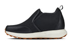 CALTO - J1433 - 3.3 Inches Taller (Black) - Casual Chunky Sole Sneaker Loafers - Pendo Store
