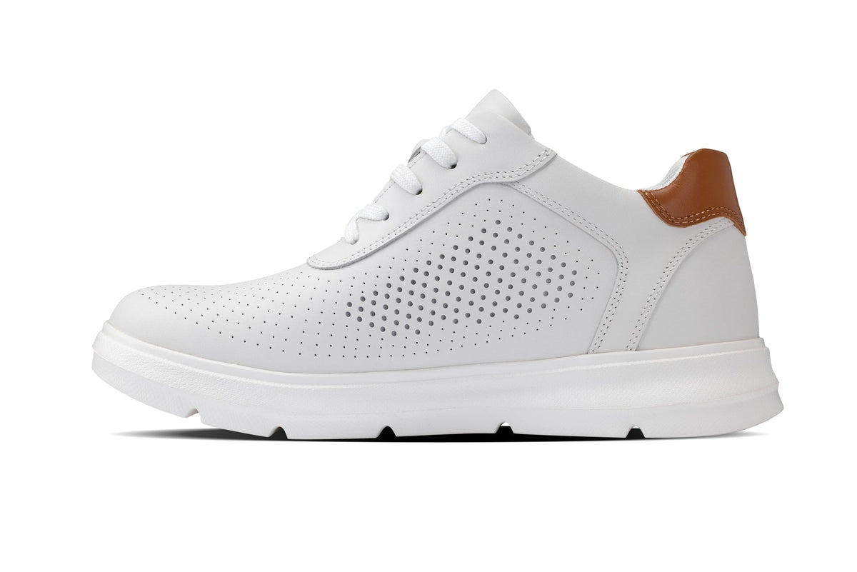 CALTO - J1581 - 2.6 Inches Taller (White) - Lightweight Casual Walkers - Pendo Store