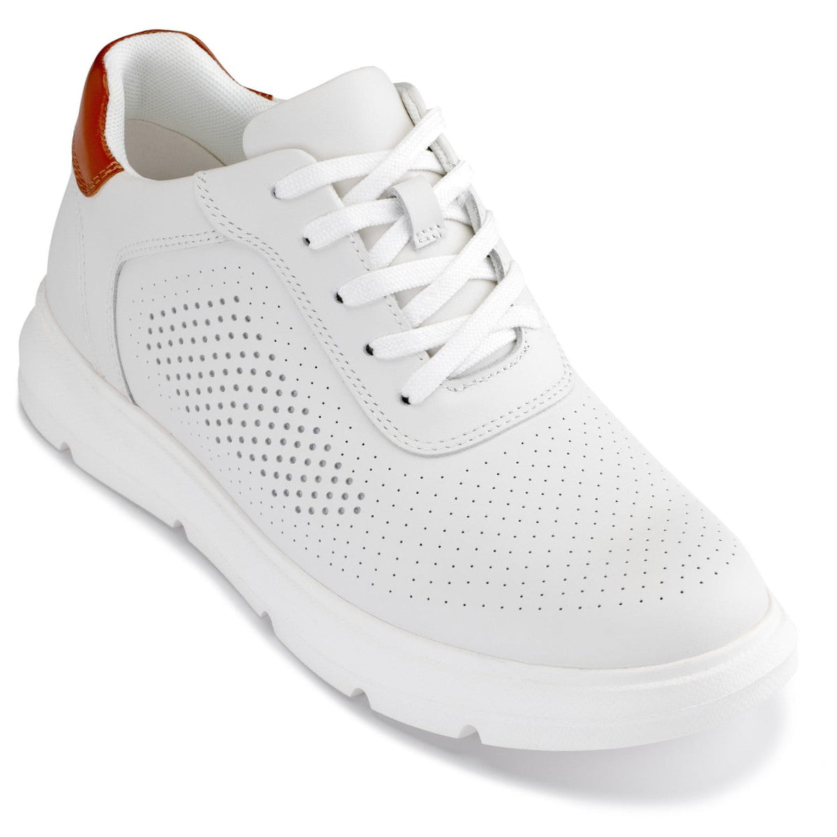 CALTO - J1581 - 2.6 Inches Taller (White) - Lightweight Casual Walkers - Pendo Store