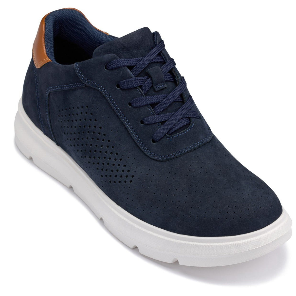 CALTO - J1582 - 2.6 Inches Taller (Navy) - Lightweight Casual Walkers - Pendo Store