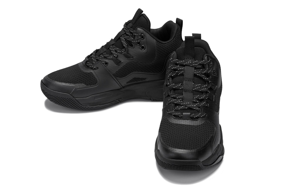 CALTO - Q393 - 3 Inches Taller (Black) - Basketball High-Top Sneakers - Pendo Store