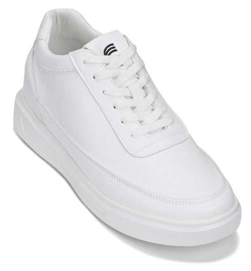 CALTO - X1647 - 2.8 Inches Taller (White) - Lightweight Sneakers - Pendo Store