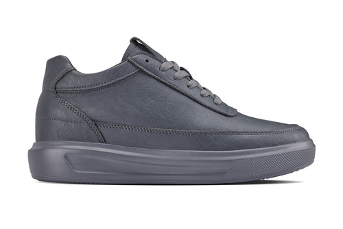 CALTO - X1649 - 2.8 Inches Taller (Iron Grey) - Lightweight Sneakers - Pendo Store