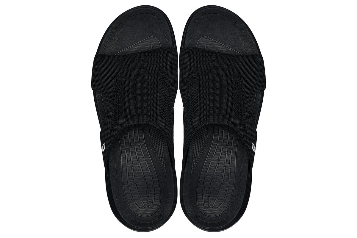 CALTO - X1657 - 2 Inches Taller (Black/Knitted Black) - Pendo Store