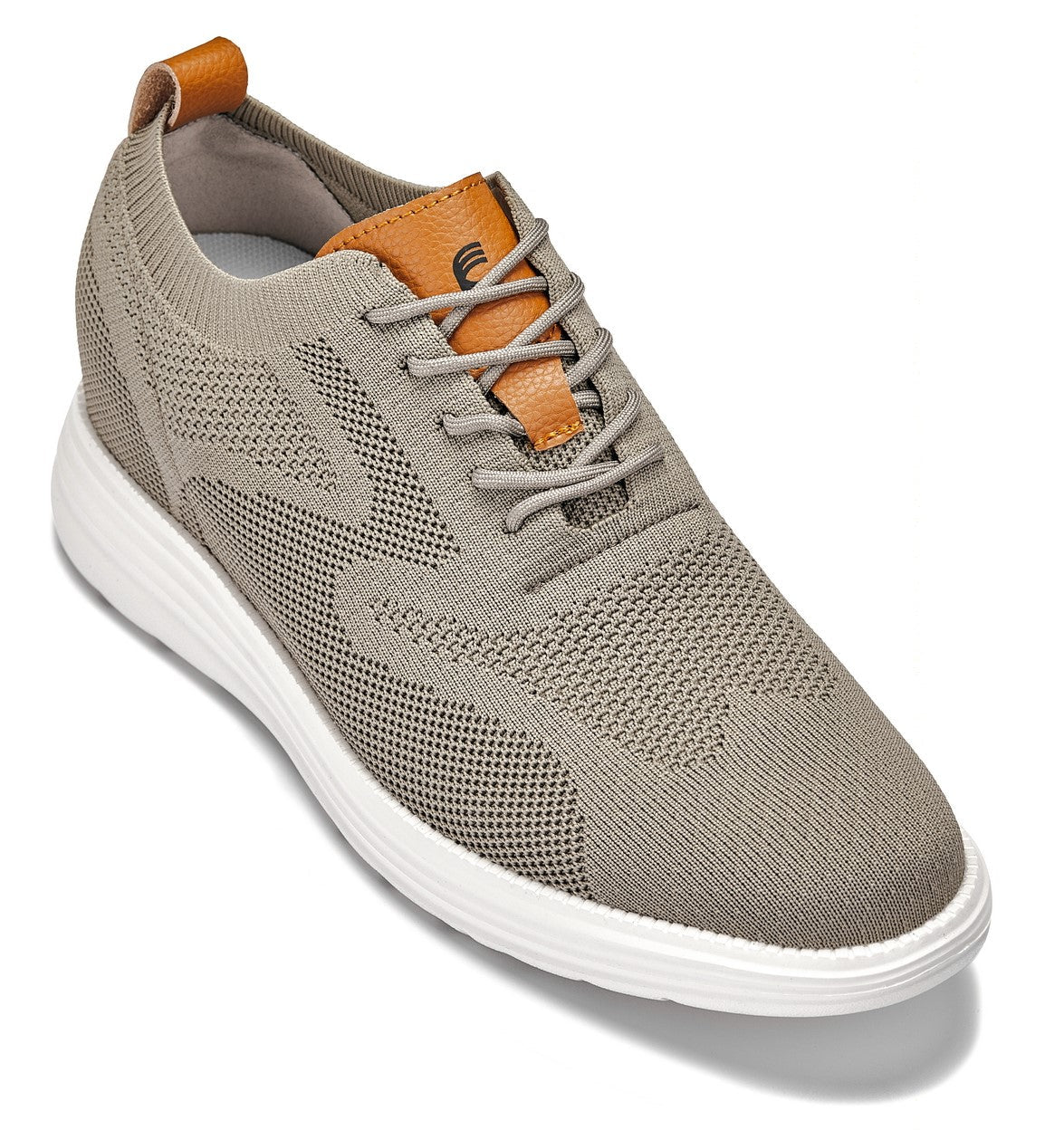 CALTO - X2639 - 2.8 Inches Taller (Khaki Green/Brown) - Lace Up Casual Walker - Lightweight - Pendo Store