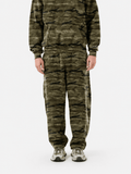 Camo Oversized Heavyweight Curved-Leg Sweatpants - Pendo Store