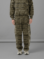 Camo Oversized Heavyweight Curved-Leg Sweatpants - Pendo Store