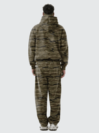 Camo Oversized Heavyweight Curved-Leg Sweatpants - Pendo Store