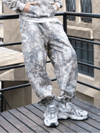 Camo Oversized Heavyweight French Terry Sweatpants - Pendo Store
