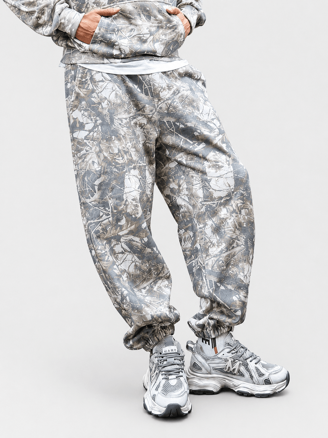 Camo Oversized Heavyweight French Terry Sweatpants - Pendo Store