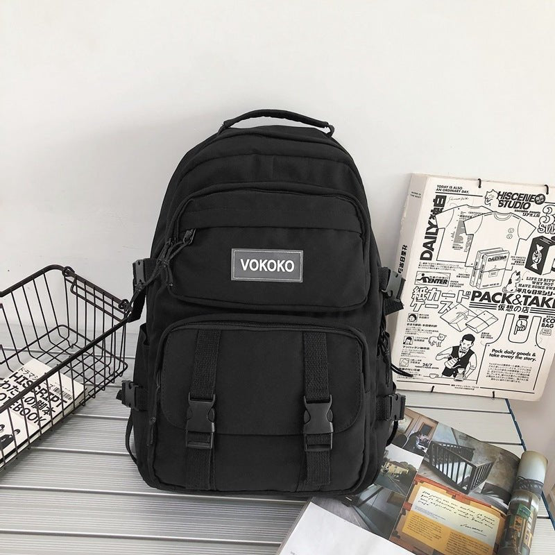 Campus Large Capacity Fashion Men's Backpack Ins New Trendy Small Canvas Mini Backpack For Women And Girls Anti-theft Shoulder Bag And School Bag For Teenager Girls - Pendo Store