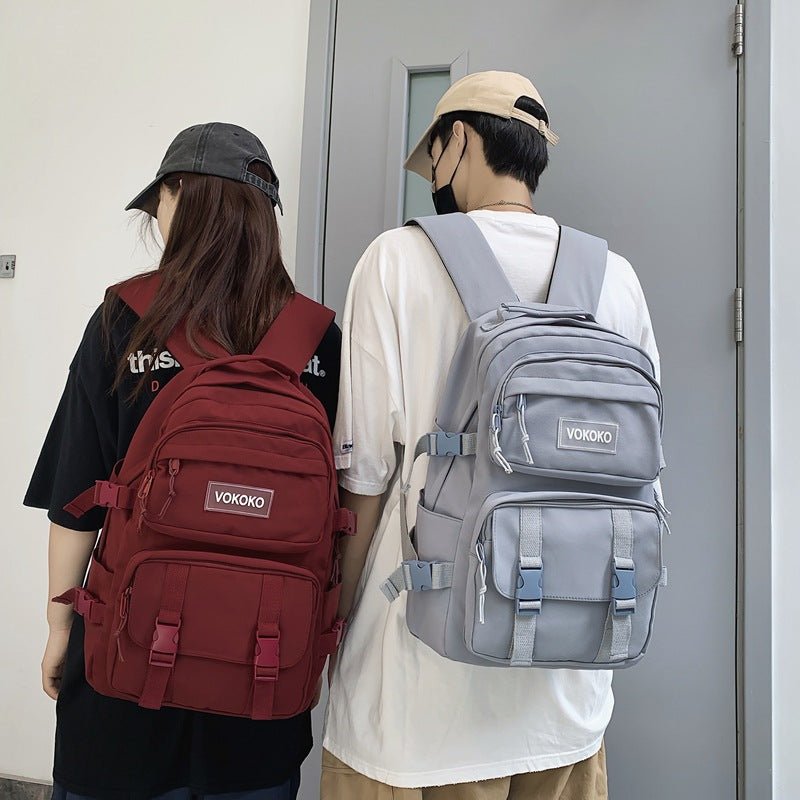 Campus Large Capacity Fashion Men's Backpack Ins New Trendy Small Canvas Mini Backpack For Women And Girls Anti-theft Shoulder Bag And School Bag For Teenager Girls - Pendo Store