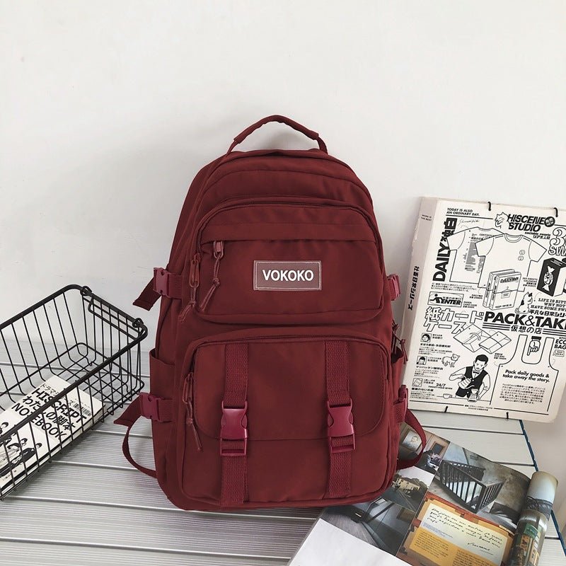 Campus Large Capacity Fashion Men's Backpack Ins New Trendy Small Canvas Mini Backpack For Women And Girls Anti-theft Shoulder Bag And School Bag For Teenager Girls - Pendo Store
