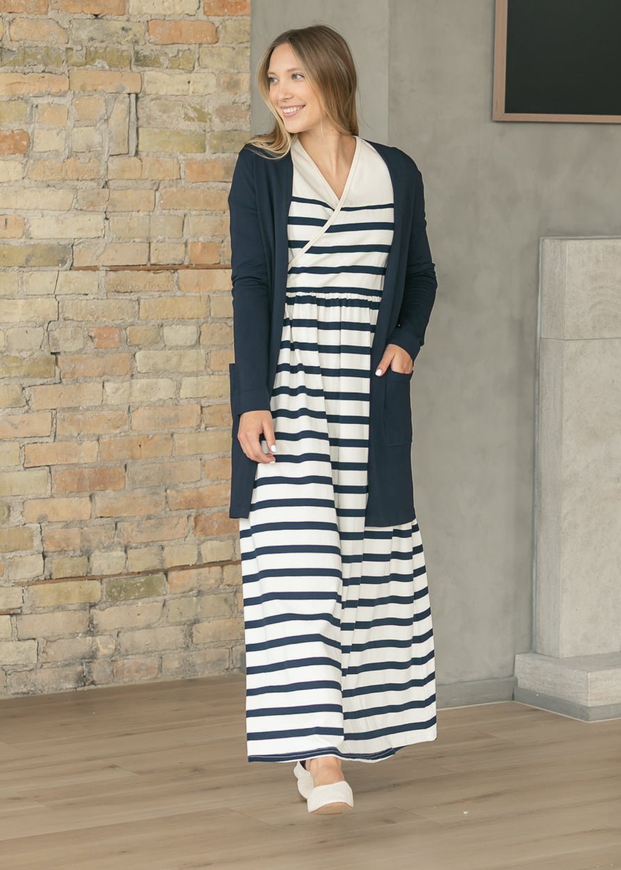 Celeste Striped Knit Maxi Dress - FINAL SALE - Pendo Store
