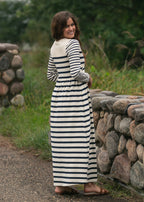 Celeste Striped Knit Maxi Dress - FINAL SALE - Pendo Store