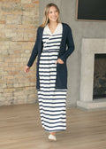 Celeste Striped Knit Maxi Dress - FINAL SALE - Pendo Store