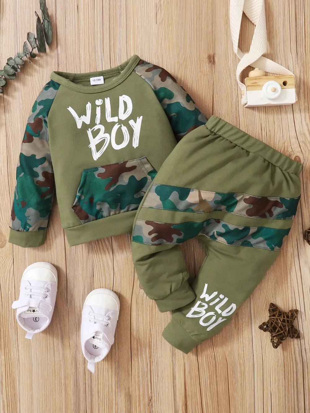 Children's Camouflage Top and Pants Set - Pendo Store
