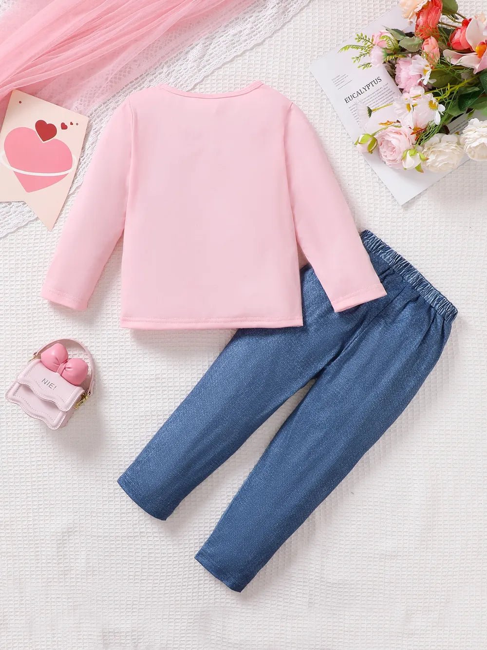 Children's Cartoon Graphic Top and Pants Set - Pendo Store
