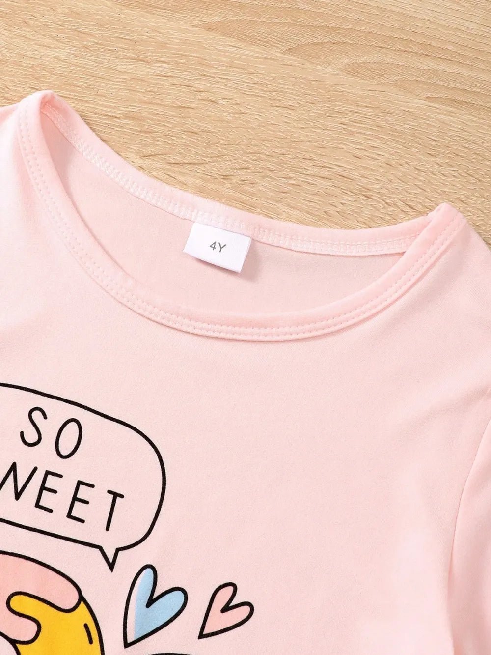 Children's Donut Round Neck Top and Pants Set - Pendo Store
