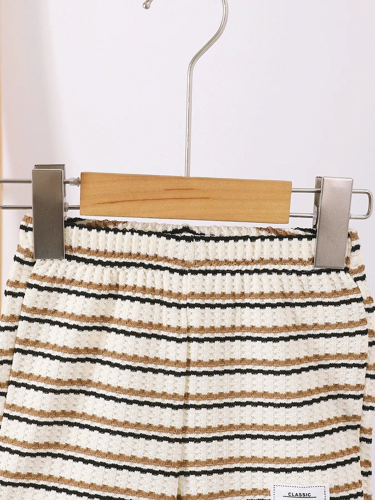 Children's Striped Short Sleeve Polo and Pants Set - Pendo Store