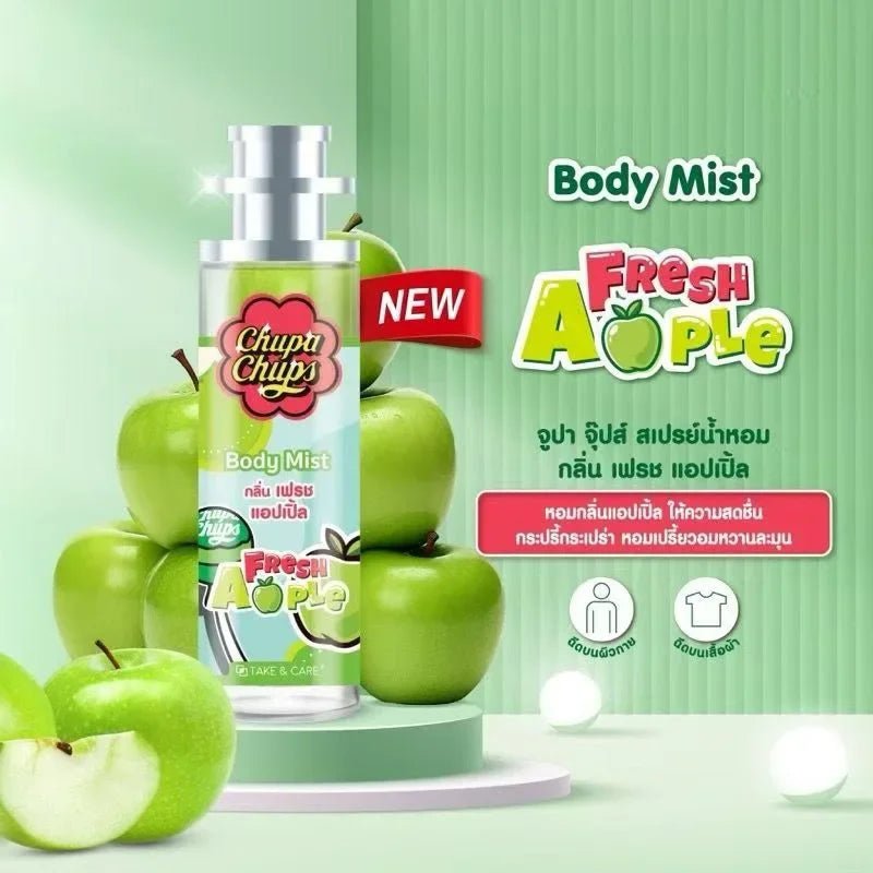 Chupa Chups Body Mist 100ml Refreshing Fruity Fragrance Long-lasting Sweet Scent Melon Apple Grape Berry Flavors Women Perfume - Pendo Store
