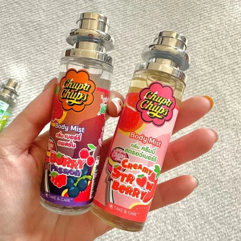Chupa Chups Body Mist 100ml Refreshing Fruity Fragrance Long-lasting Sweet Scent Melon Apple Grape Berry Flavors Women Perfume - Pendo Store