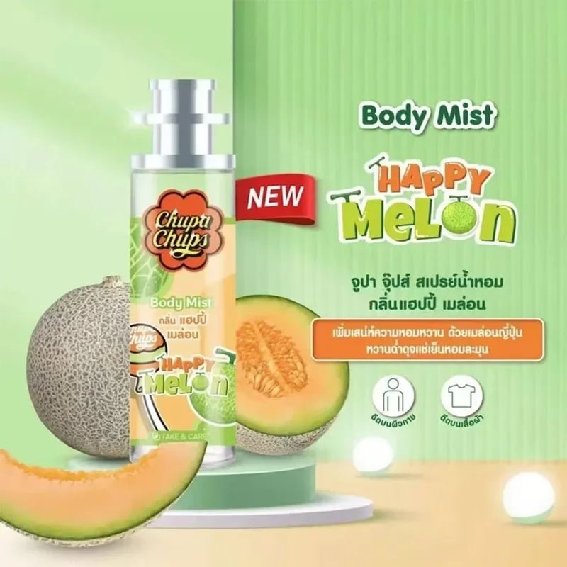 Chupa Chups Body Mist 100ml Refreshing Fruity Fragrance Long-lasting Sweet Scent Melon Apple Grape Berry Flavors Women Perfume - Pendo Store