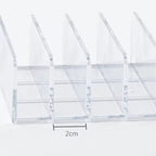 Clear 7 Compartment Makeup Organizer - Pendo Store