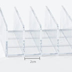 Clear 7 Compartment Makeup Organizer - Pendo Store