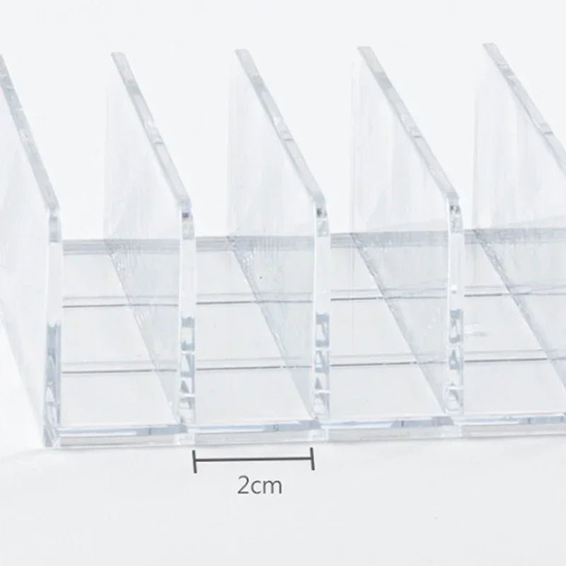 Clear 7 Compartment Makeup Organizer - Pendo Store