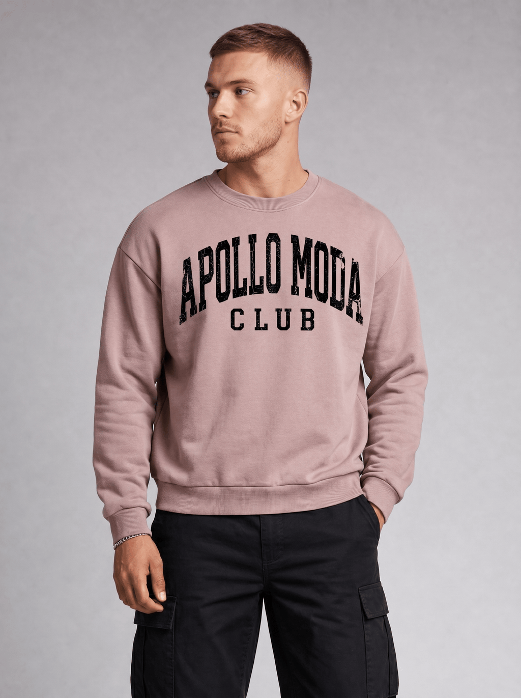Club Collegiate Oversized Crewneck Sweatshirt - Pendo Store