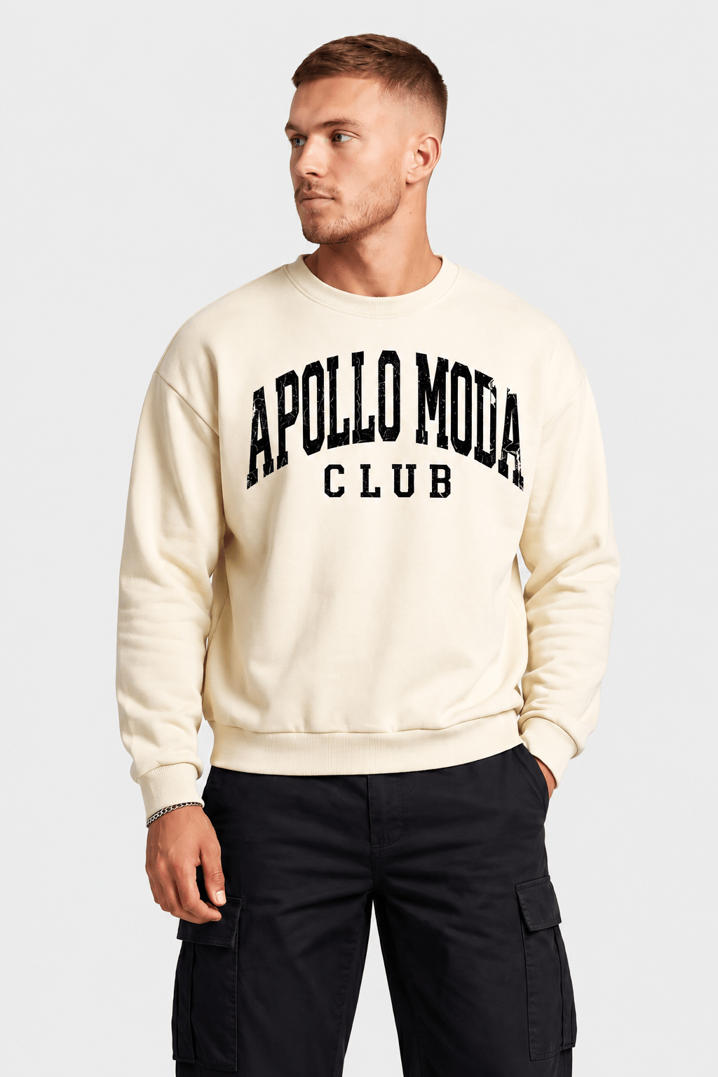 Club Collegiate Oversized Crewneck Sweatshirt - Pendo Store