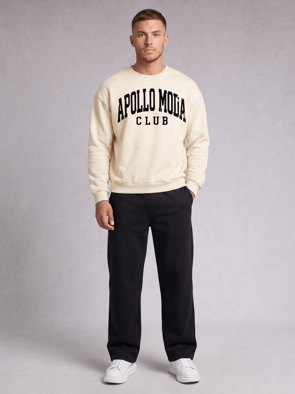 Club Collegiate Oversized Crewneck Sweatshirt - Pendo Store