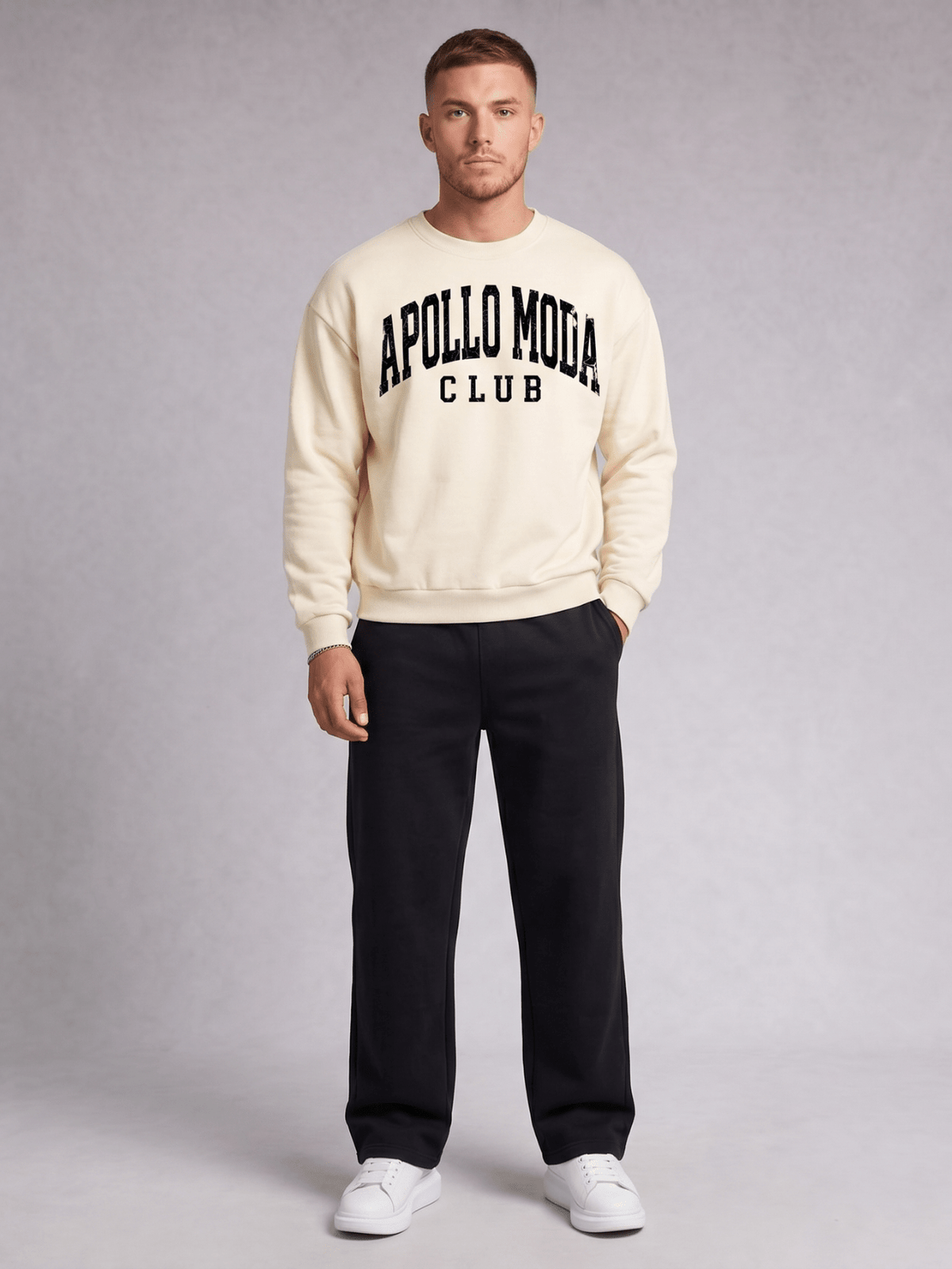 Club Collegiate Oversized Crewneck Sweatshirt - Pendo Store