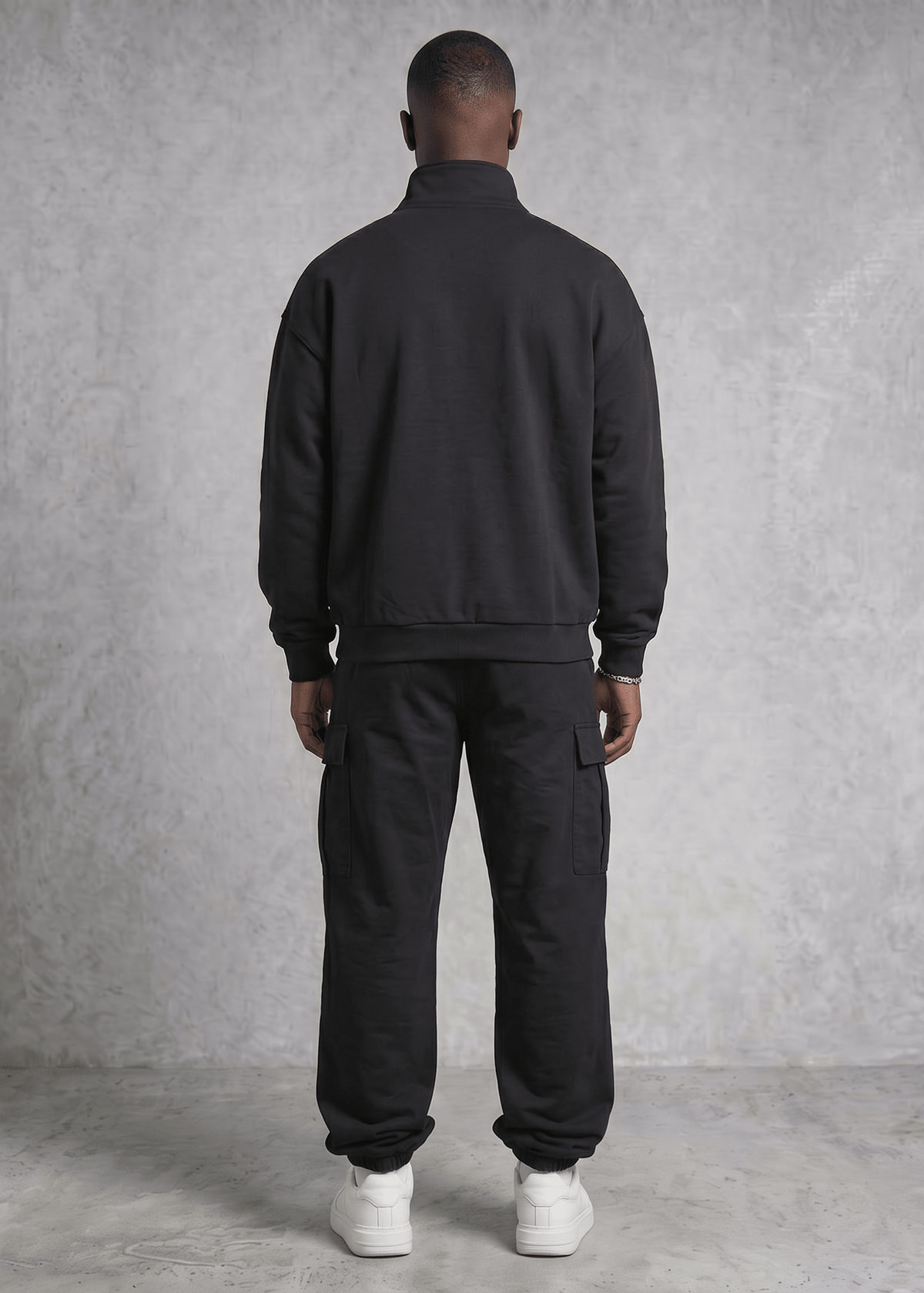 Club Collegiate Oversized Full-Zip Sweatshirt - Pendo Store