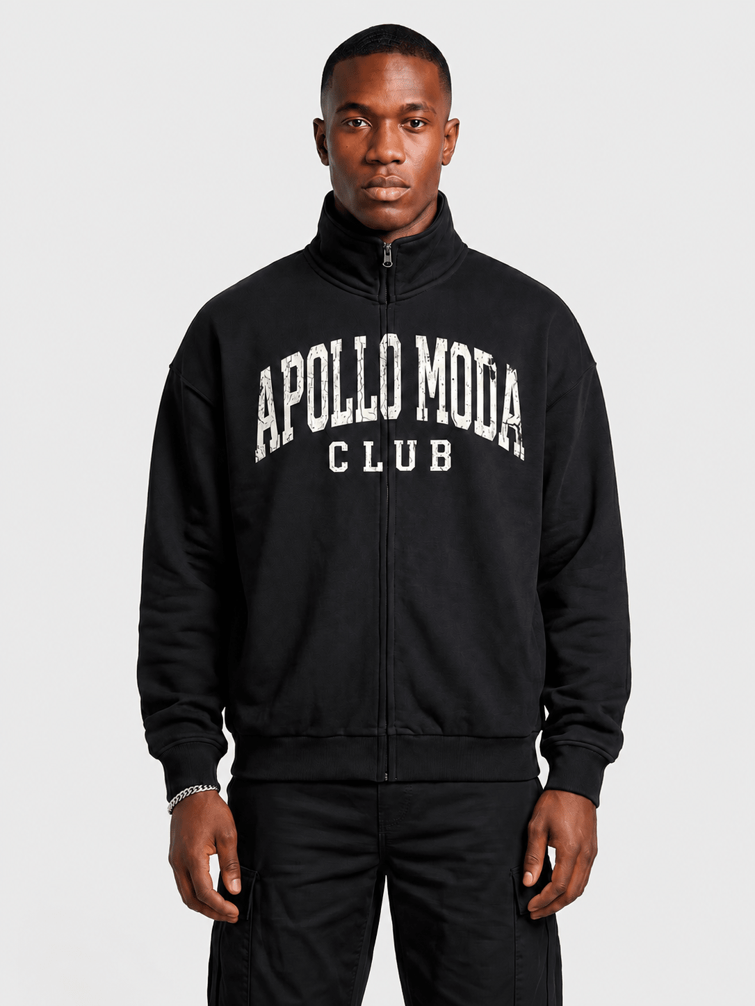 Club Collegiate Oversized Full-Zip Sweatshirt - Pendo Store