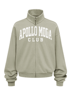 Club Collegiate Oversized Full-Zip Sweatshirt - Pendo Store