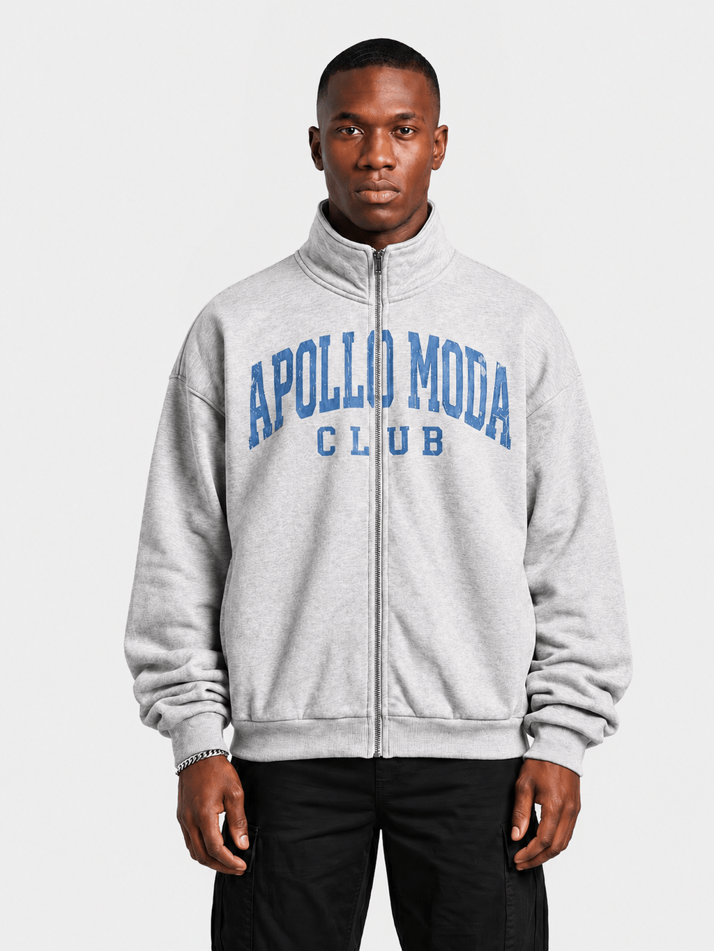 Club Collegiate Oversized Full-Zip Sweatshirt - Pendo Store